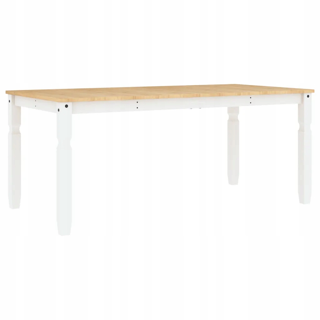 Stół jadalniany Corona, biały, 180x90x75 cm, dr