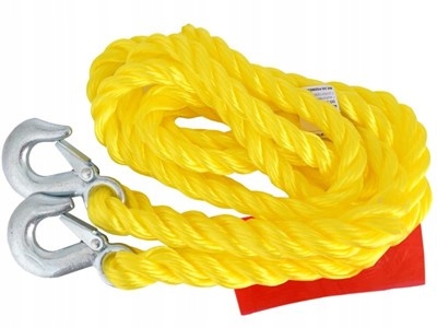 Linka Holownicza DMC Do 3000 Kg Pleciona Z Hakami, 4 M, Heavy Duty