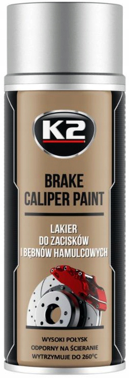 K2 Brake Caliper Lakier Do Zacisków Srebrny 400 ML