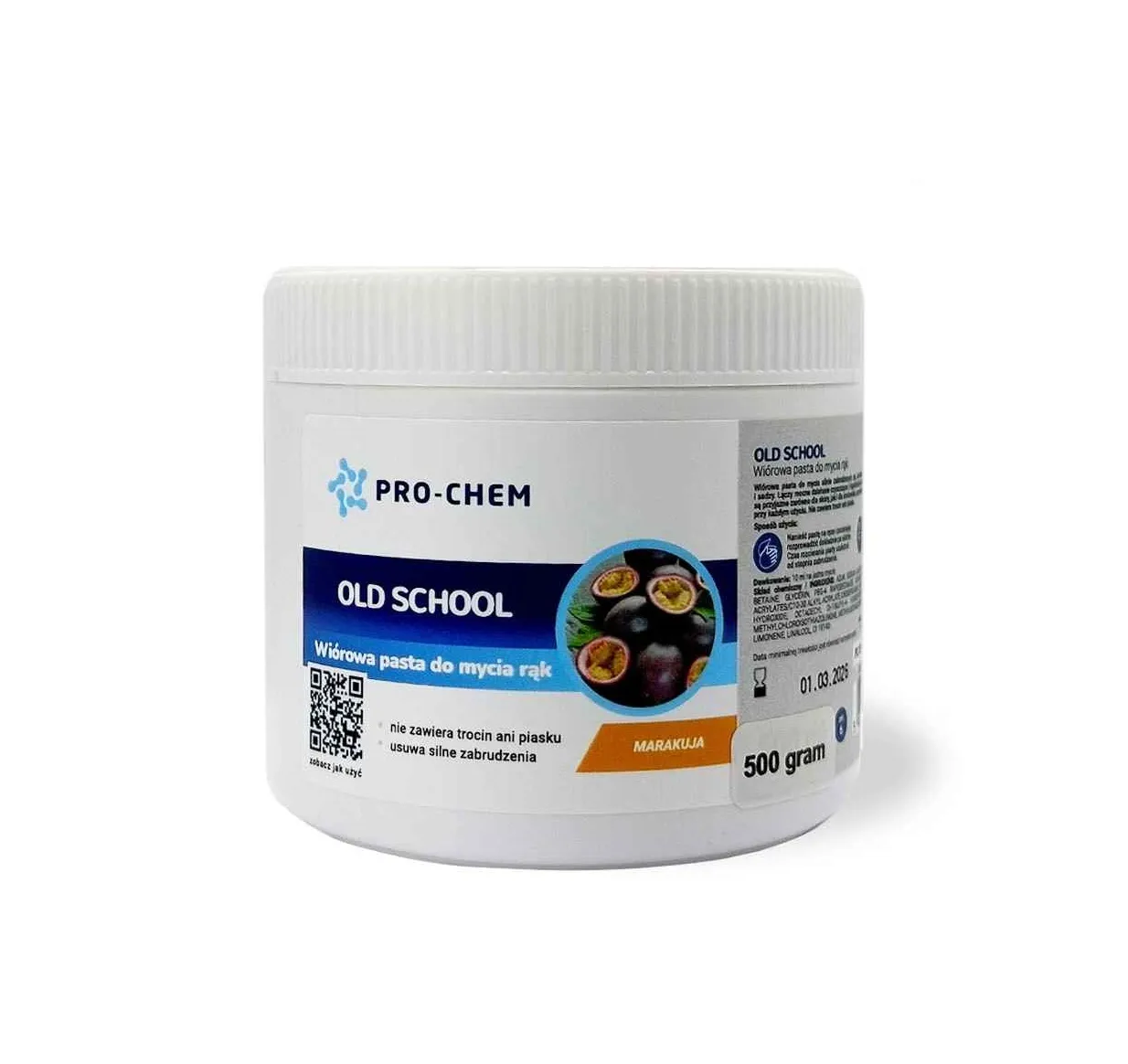 Wiórowa pasta do mycia rąk PRO-CHEM OLD SCHOOL 500g PC035 • SKLEP PREMIUM ✓ • Kup teraz, zapłać za 30 dni | RATY 0% | GRATIS WYSYŁKA | ZWROT DO 365 DNI