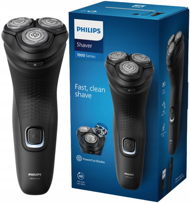 Maszynka Do Golenia Zarostu Męska Philips S1141/00 Głowice 4D Bezprzewodowa