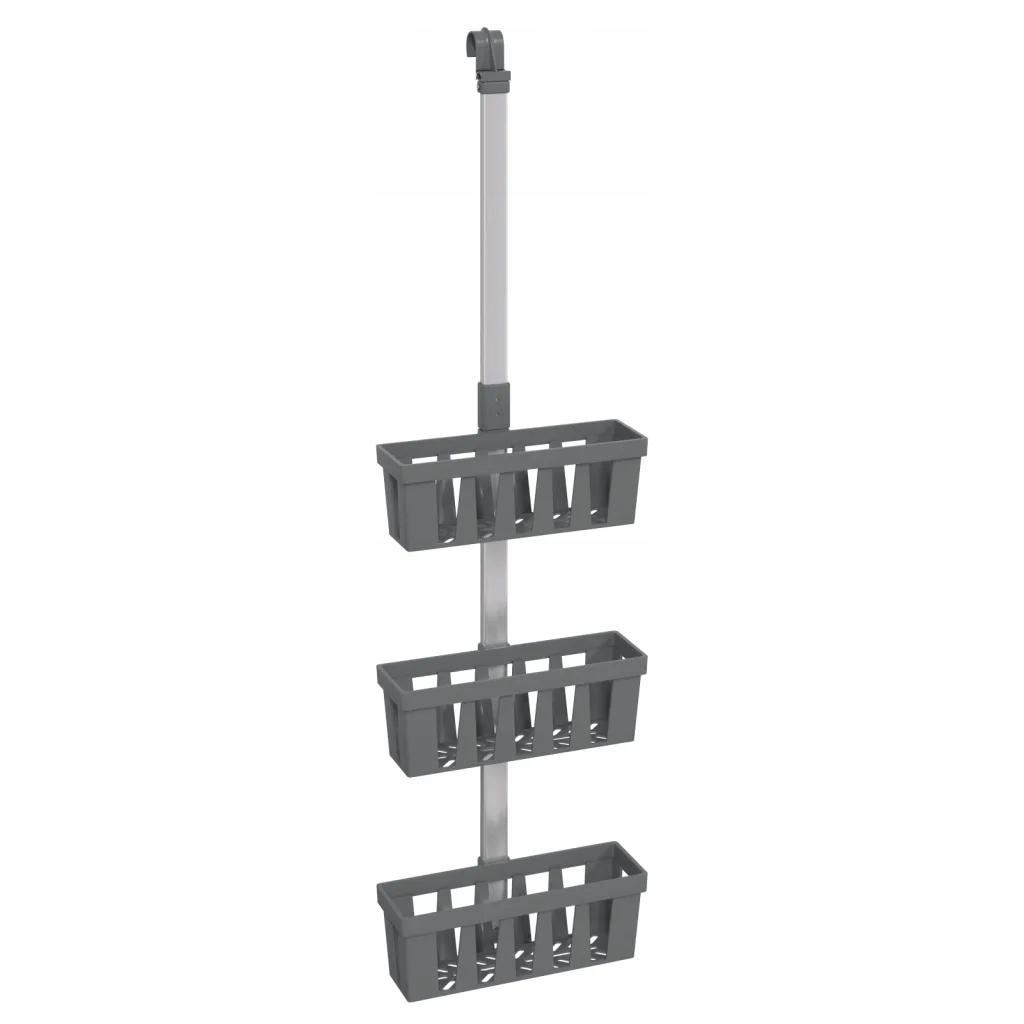 Wiszące półki pod prysznic, 30x15x(67-105) cm,