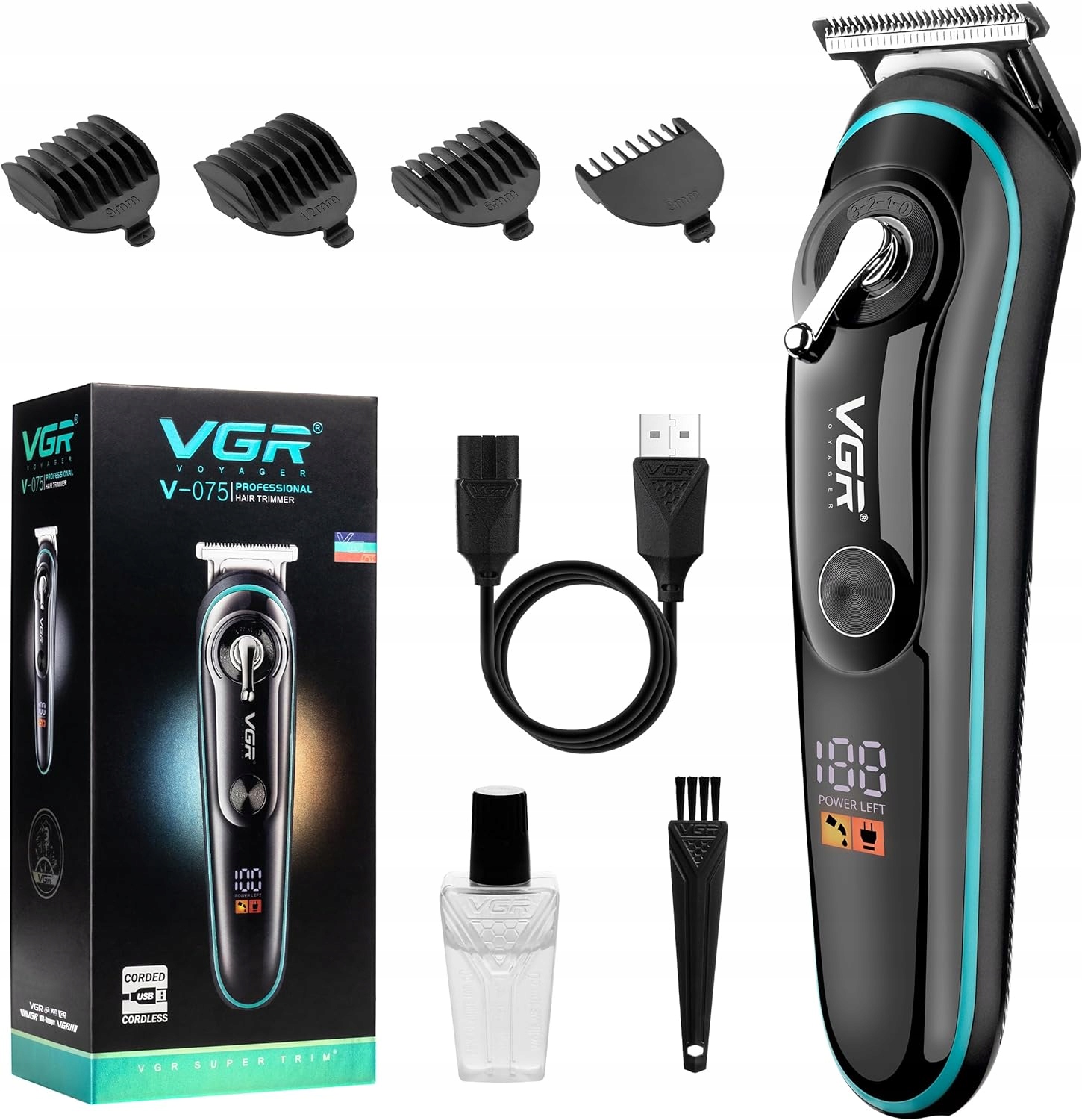 Maszynka Do Włosów Trymer Do Brody Profesjonalny Golarka Do Strzyżenia Typc