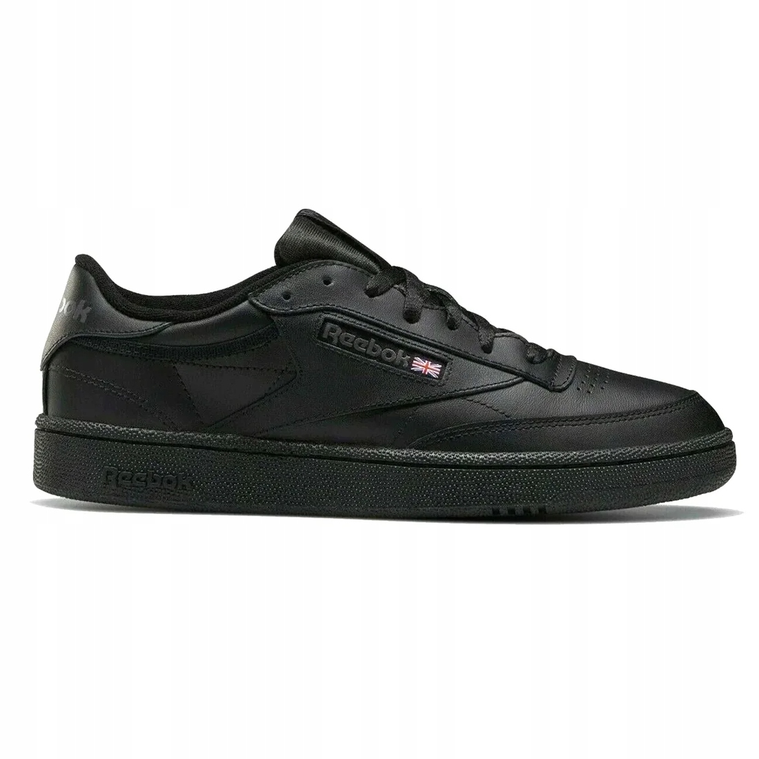 Buty męskie trampki skórzane Reebok Club C 100000153 czarne 41