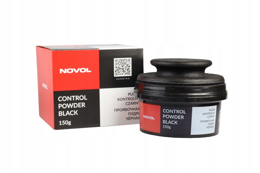 Novol Puder Kontrolny Czarny 150g Aplikator