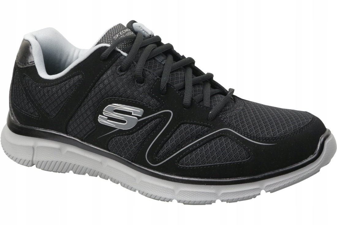 Buty sportowe męskie Skechers Satisfaction 58350-BKGY r. 43