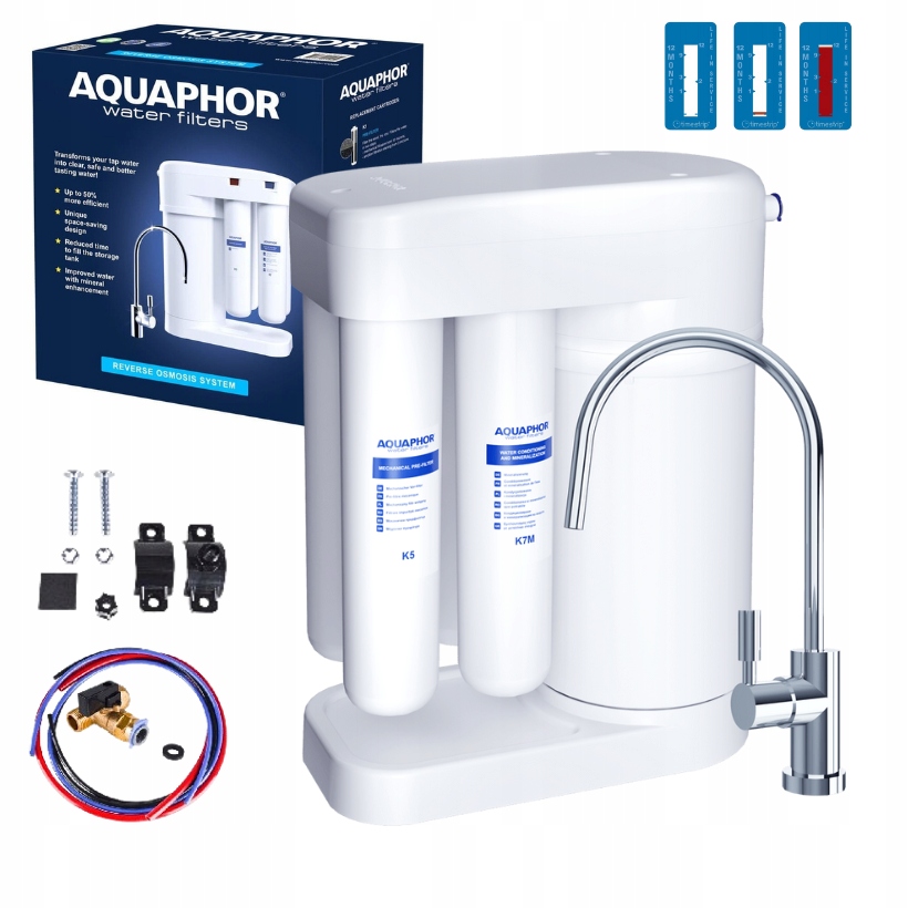 Filtr Wody Pitnej Odwrócona Osmoza Aquaphor Morion DWM-101S Timer
