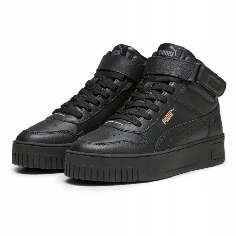 Buty damskie wysokie jesienne Puma Carina Street Mid 39233702 czarne 37.5