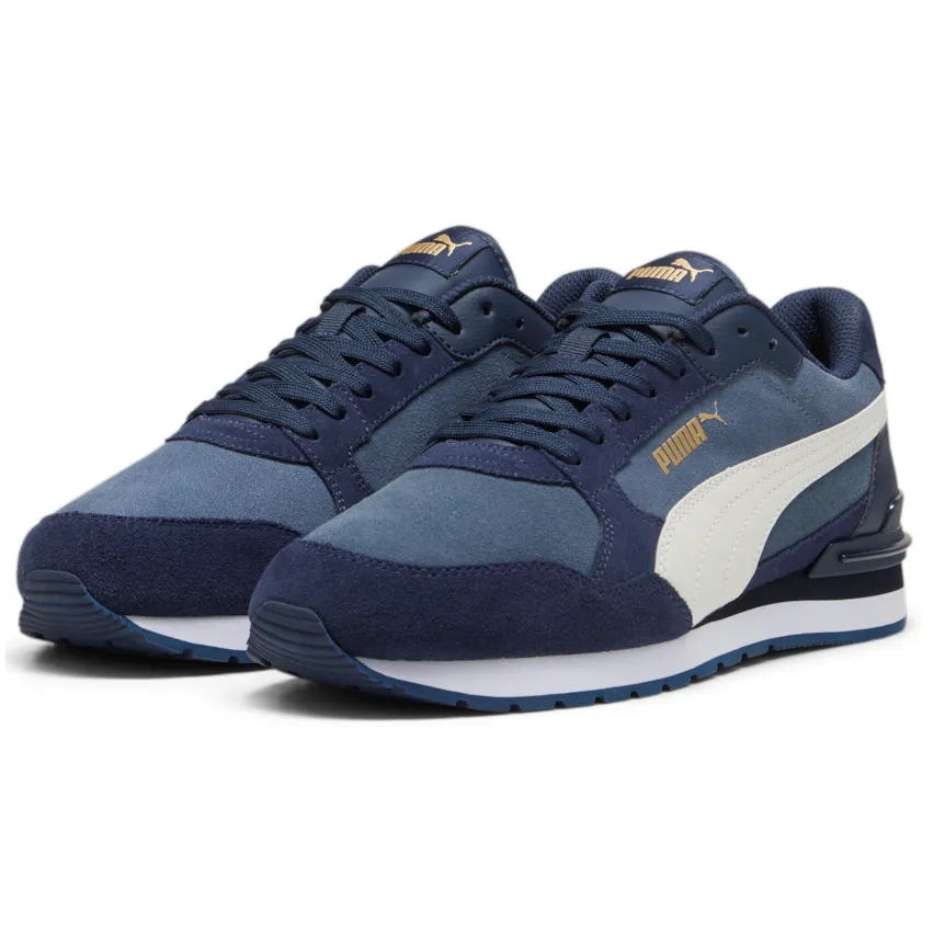 Buty męskie sportowe Puma St Runner V4 Sd 399665 05 skórzane granatowe 44.5