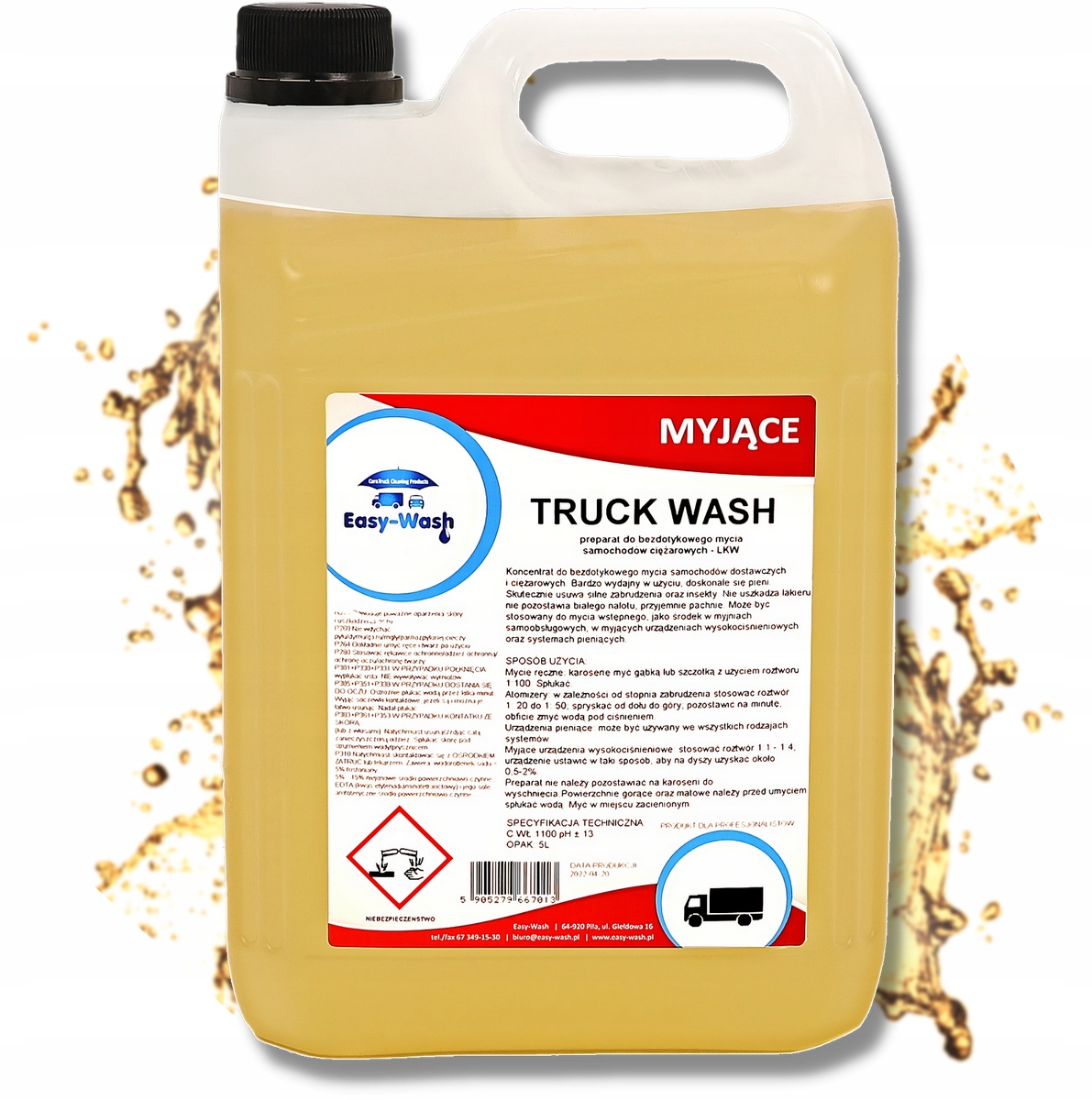 Piana Aktywna Silna Mocna Truck Easy Wash 5L