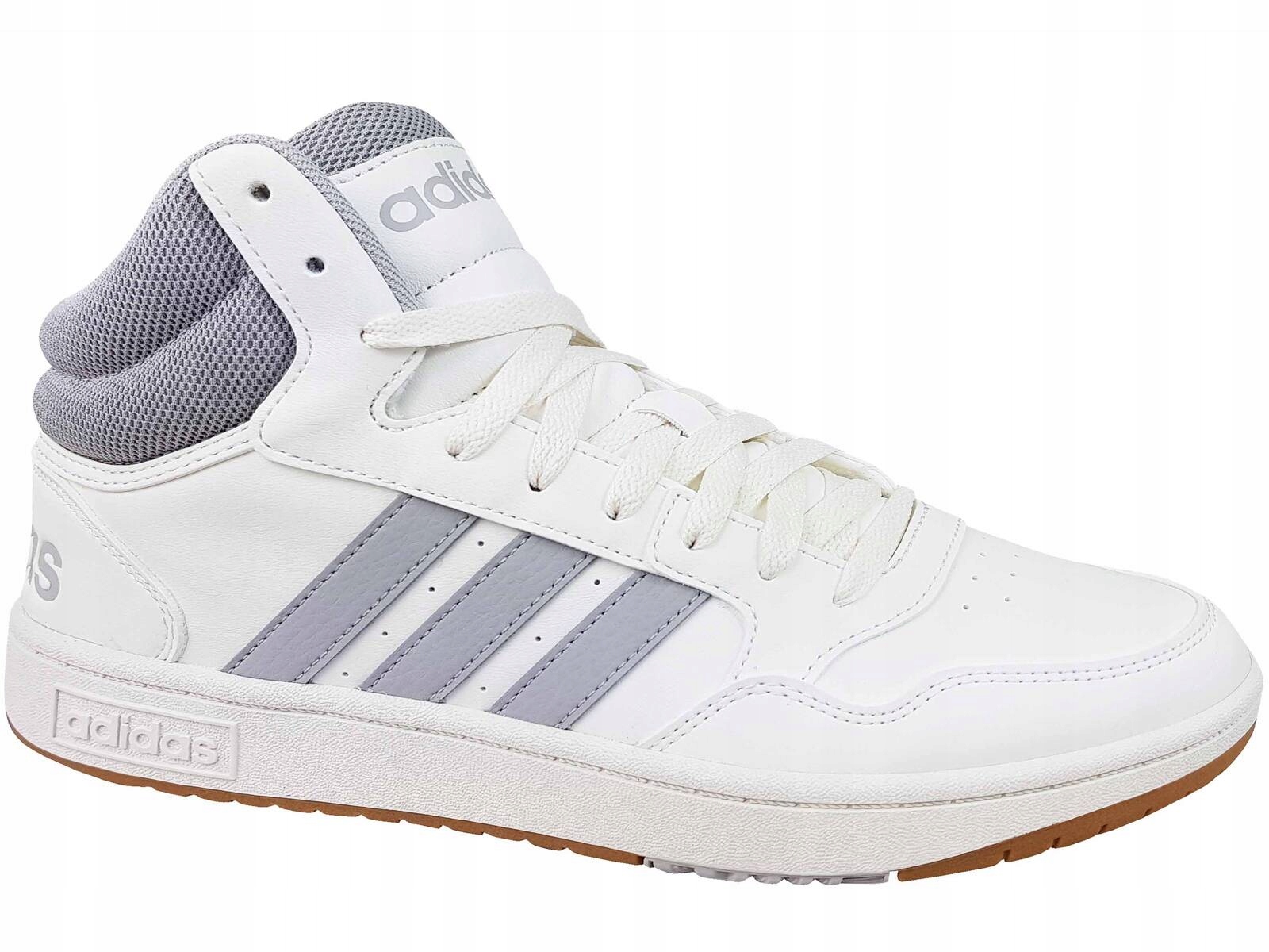 Adidas Hoops MID IG5568 Buty Wysokie Trampki Białe