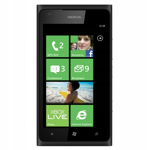 Fab. Nowa Nokia 900 Lumia 3G Czarna OryginalnaLTE