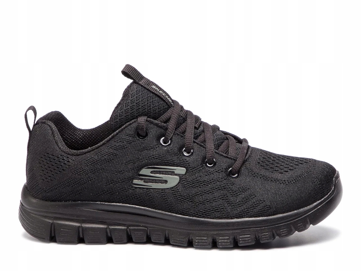 Buty Damskie Skechers 12615WBBK Graceful Get Connected Czarne 41