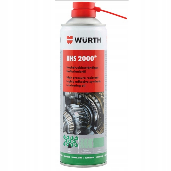 Wurth Hhs 2000 Smar do sworzni, zawiasów bram Penetrujący Adhezyjny 500ml