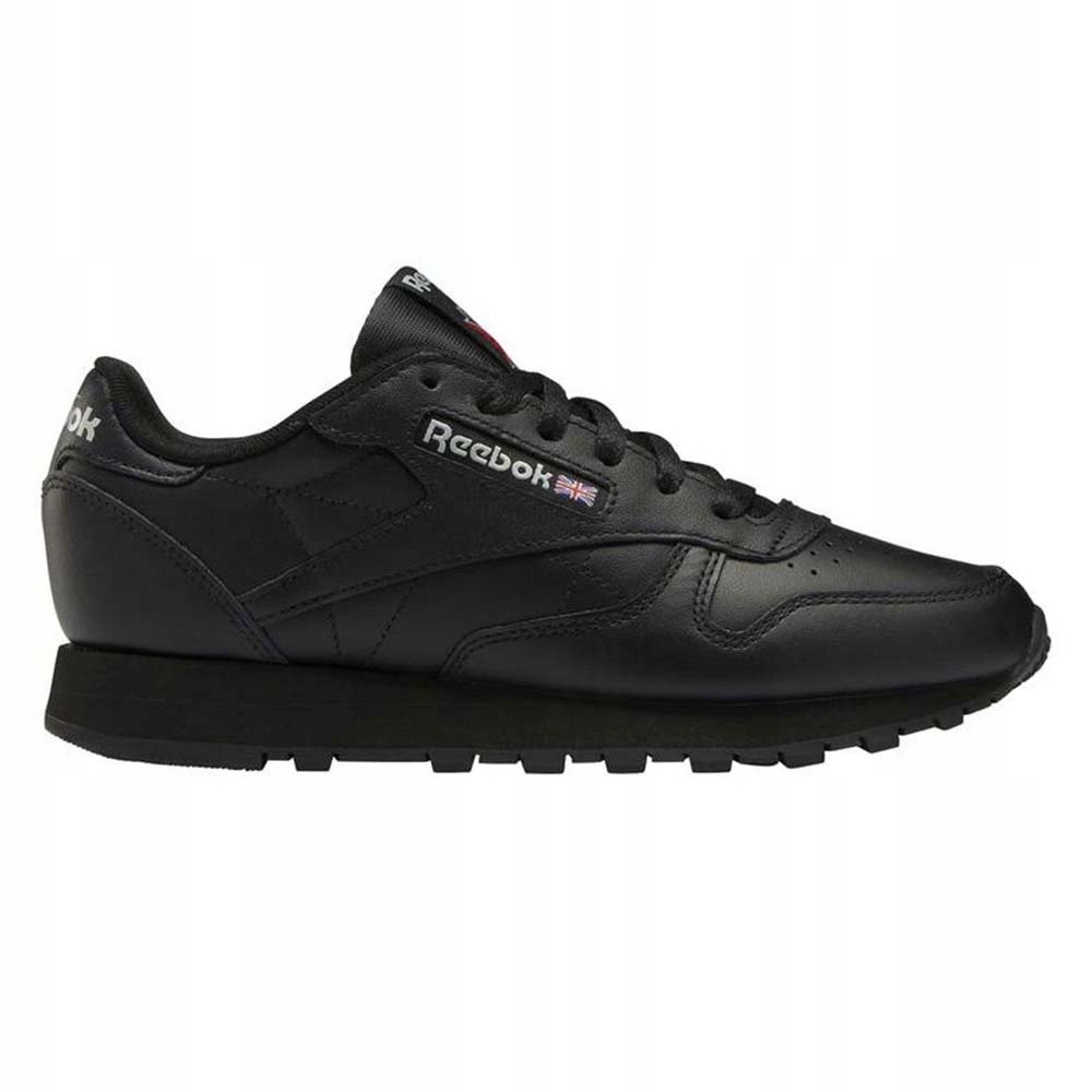Buty damskie Reebok Classic Leather 100008497 skórzane czarne 38,5