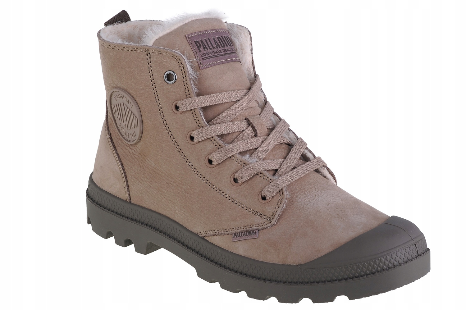 Palladium Pampa Hi Zip Wl (41) Unisex Buty Sneakers Nubuk Beżowy