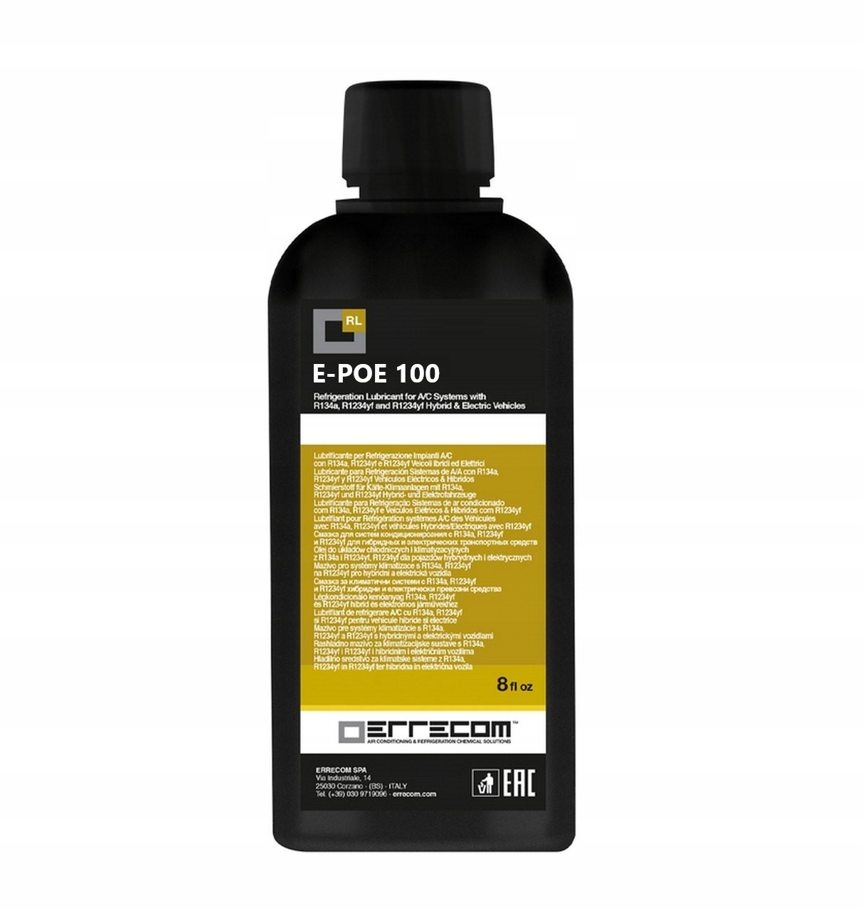 Olej Poe 100E, 250 ML, Do Samochodów Hybrydowych I Elektrycznych, Errecom