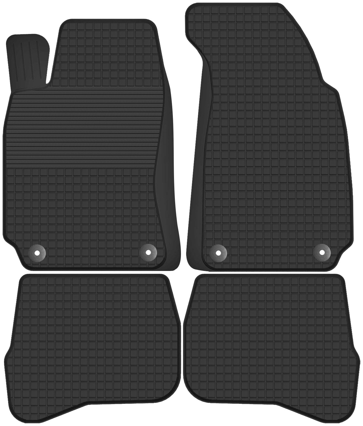 Vw Passat B5 B5 Fl (1996-2005) dywaniki gumowe Korytko 2cm Stopery