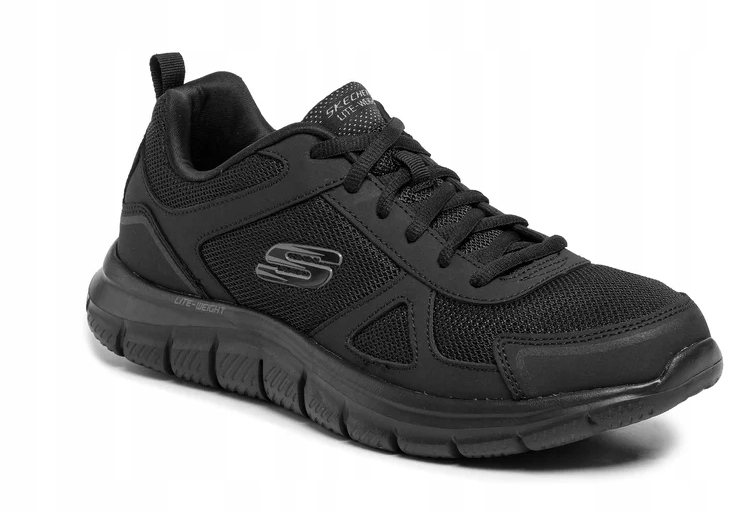 Skechers Buty Męskie Sportowe Track Scloric czarne lekkie 44 Eu