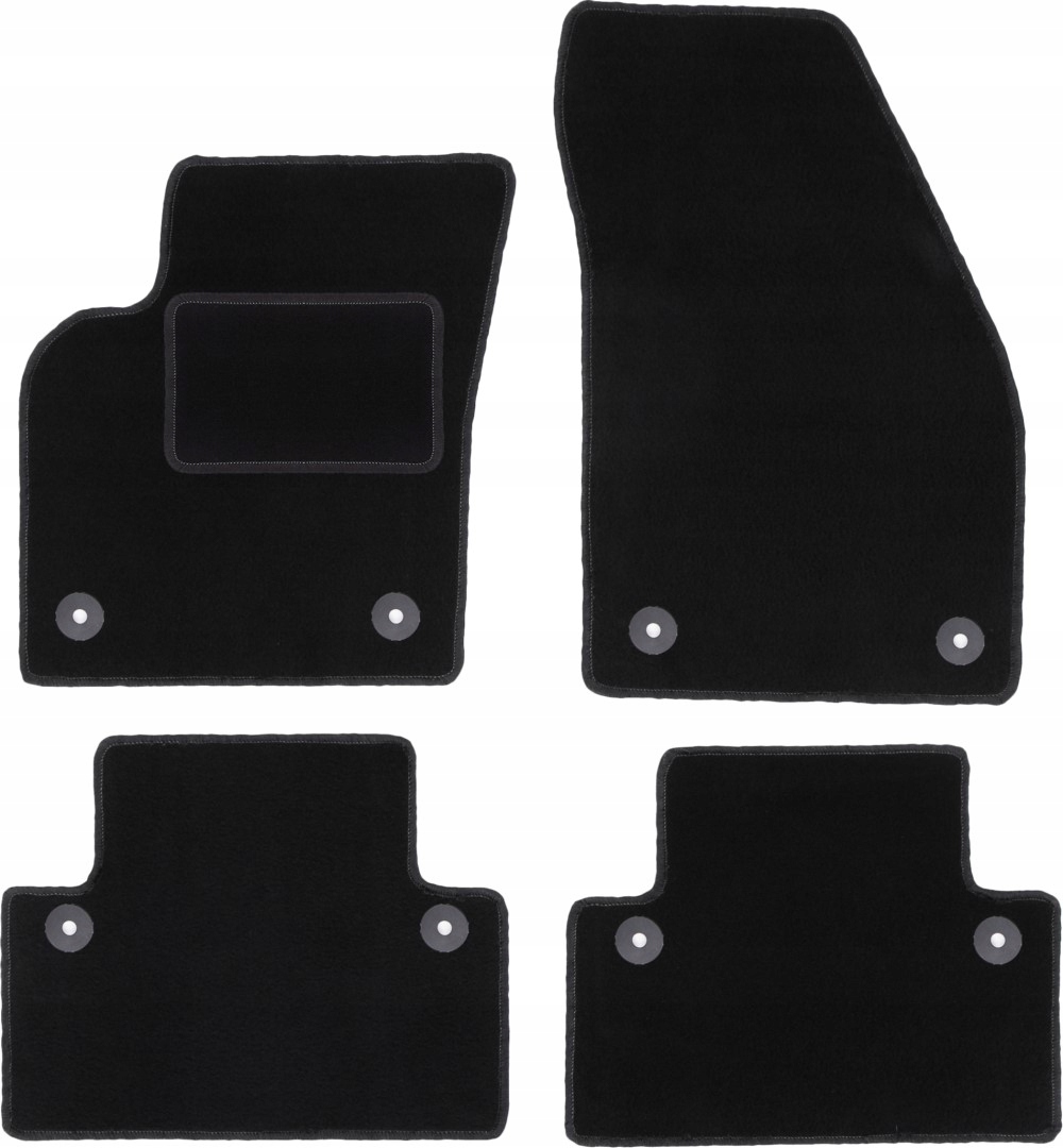 dywaniki czarne do: Volvo V50 kombi 2004-2012