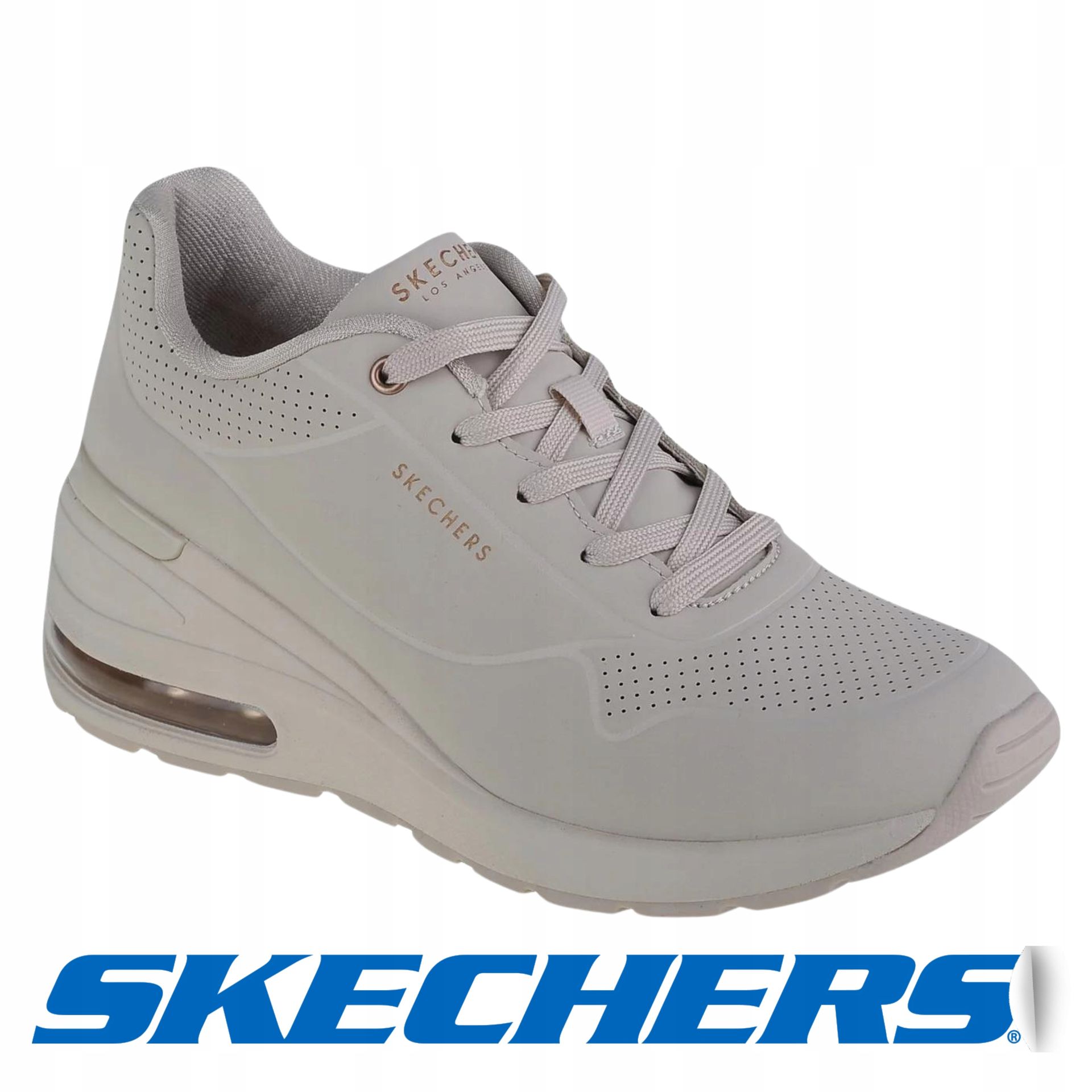 Skechers Buty Damskie Sportowe Million Air Na Koturnie Lekkie Chłodzą 40