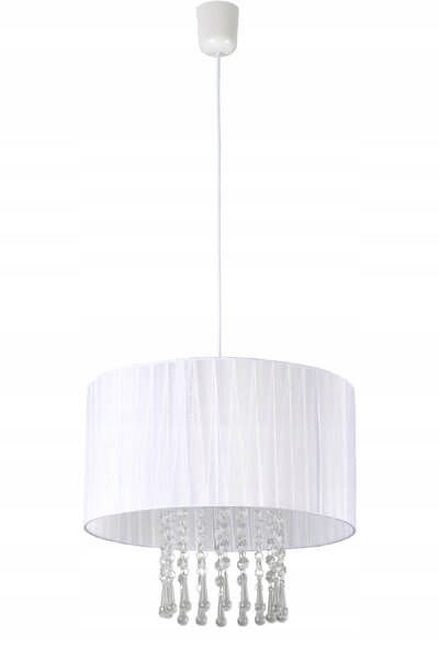 Lampa wisząca klasyczna Wenecja biała