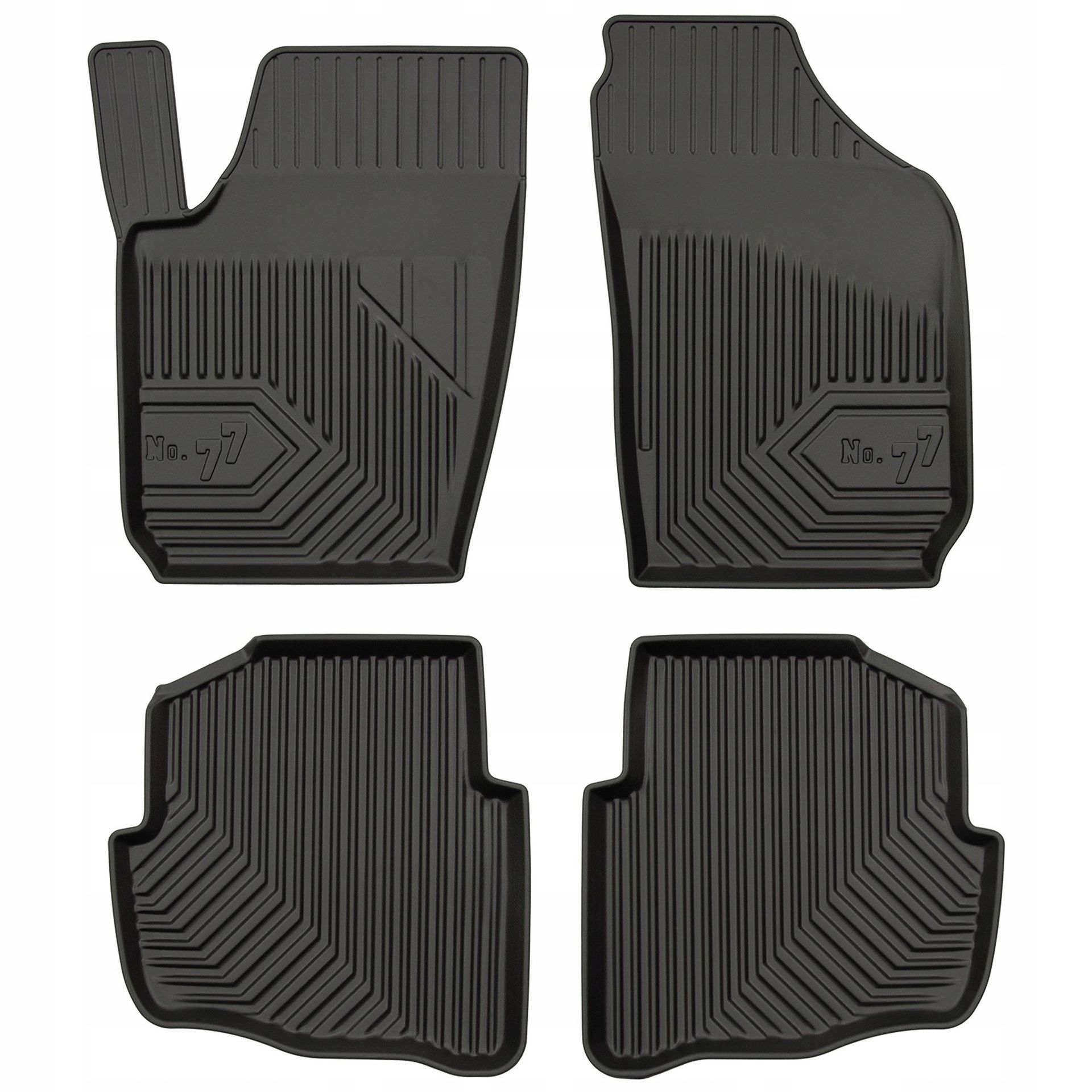 Dywaniki gumowe No.77 do Skoda Fabia I 1999-2008