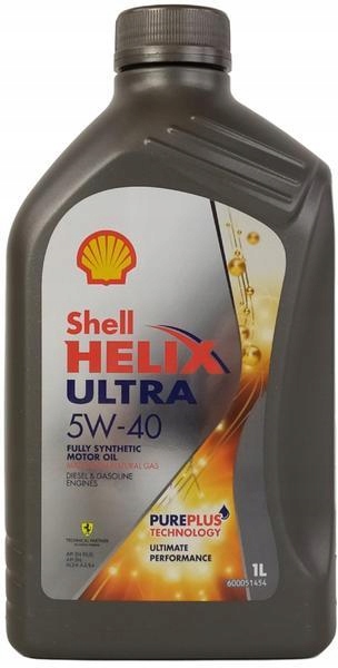 Shell Helix Ultra 5W40 Api Sn/cf Acea A3/B4 1L