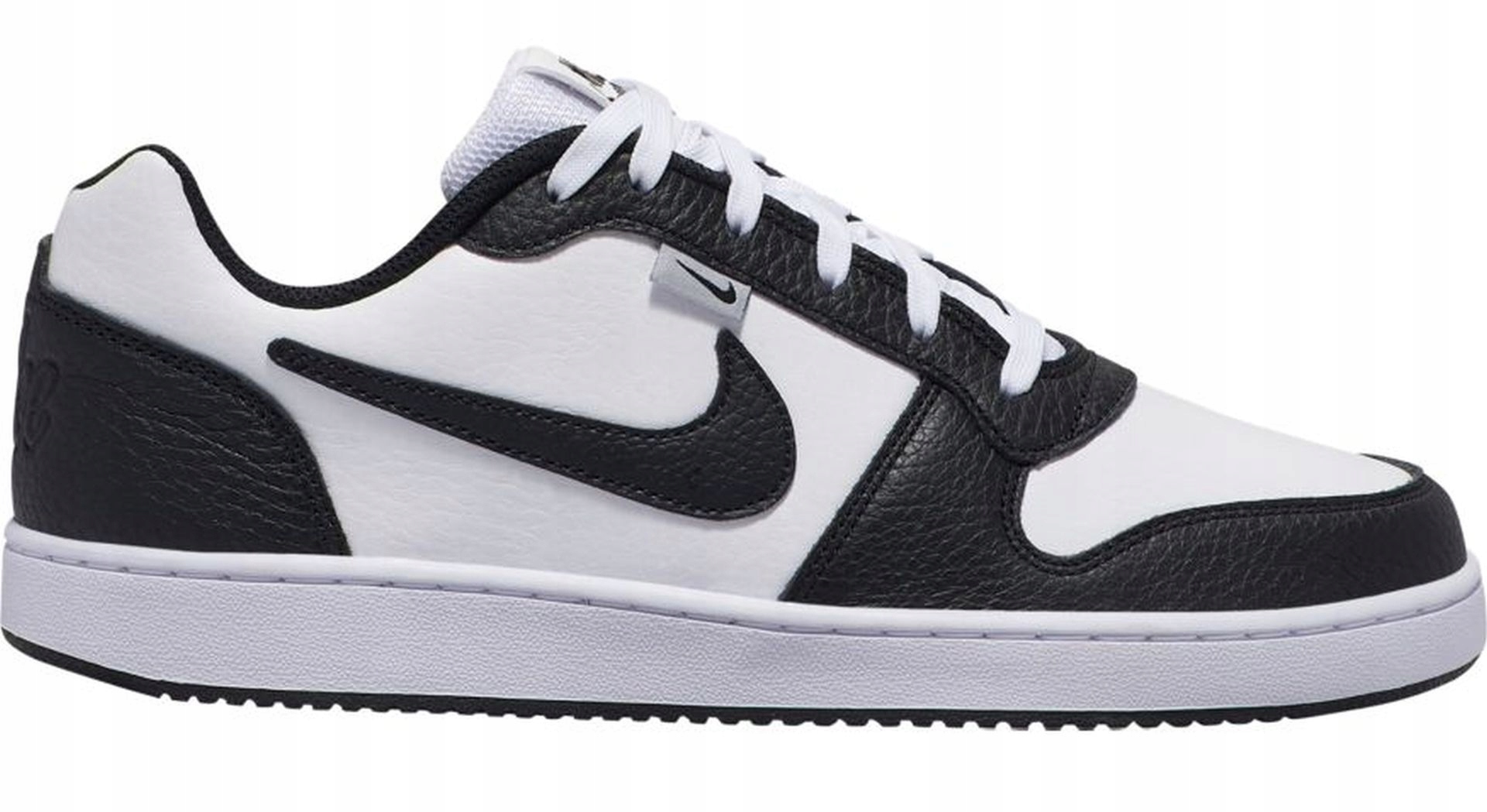Buty Nike Ebernon Low Premium AQ1774 102 Męskie Białe Czarne Szare 42,5