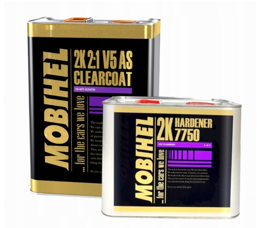 Mobihel Lakier bezbarwny 2K V5 As 2:1 7,5L szybki
