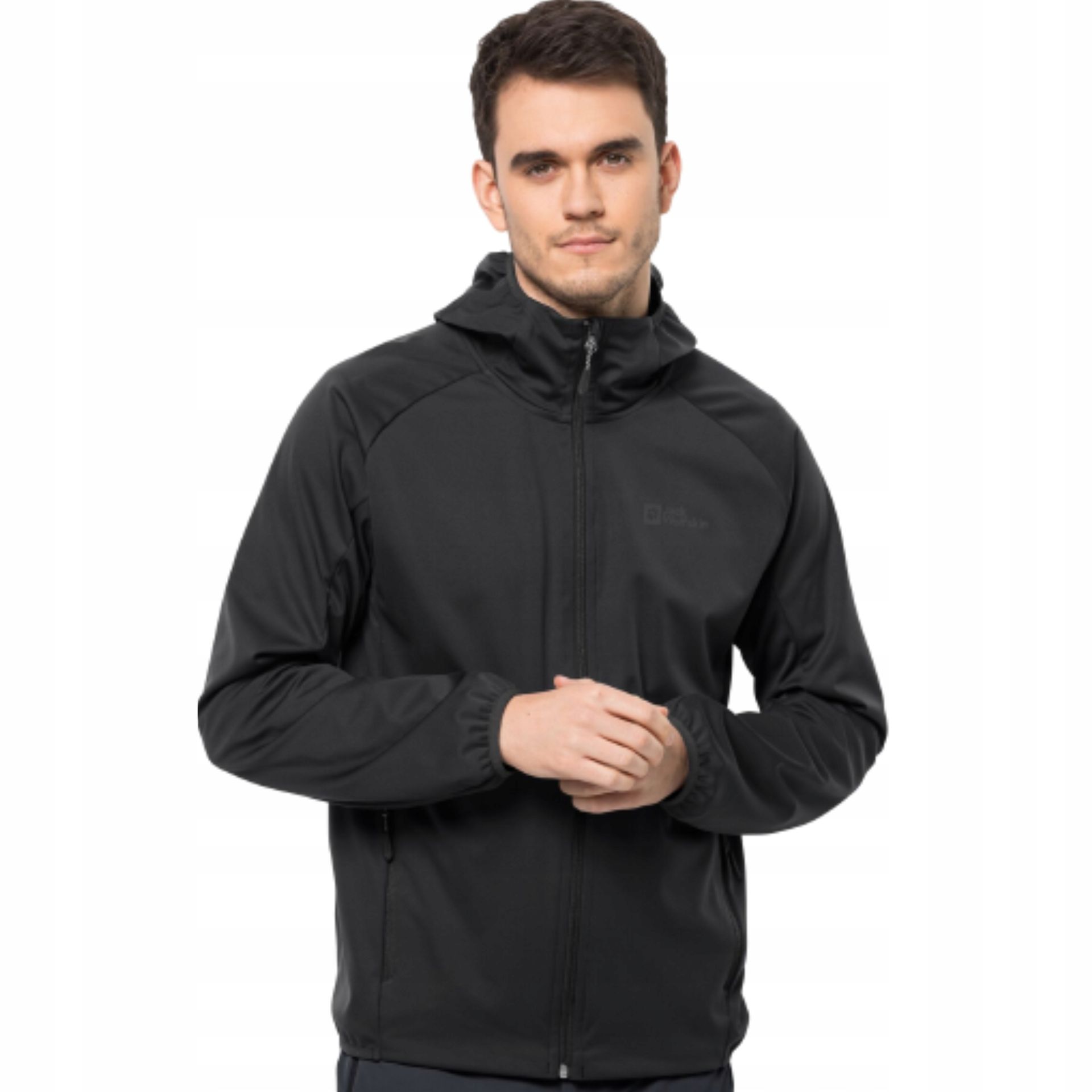 Męski Softshell Z Kapturem Jack Wolfskin W Góry S