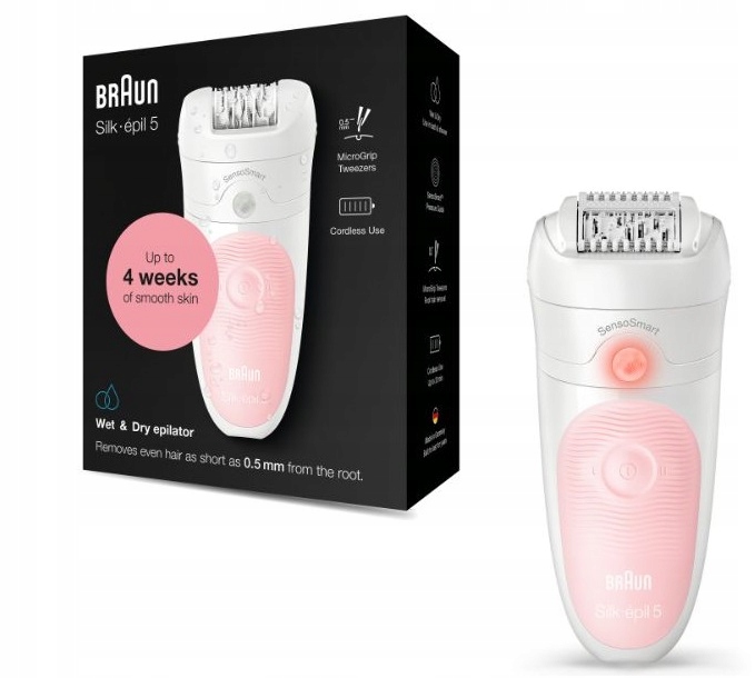 Depilator Akumulatorowy Braun Silk-épil SE5-516 MicroGrip Na Mokro W-wa