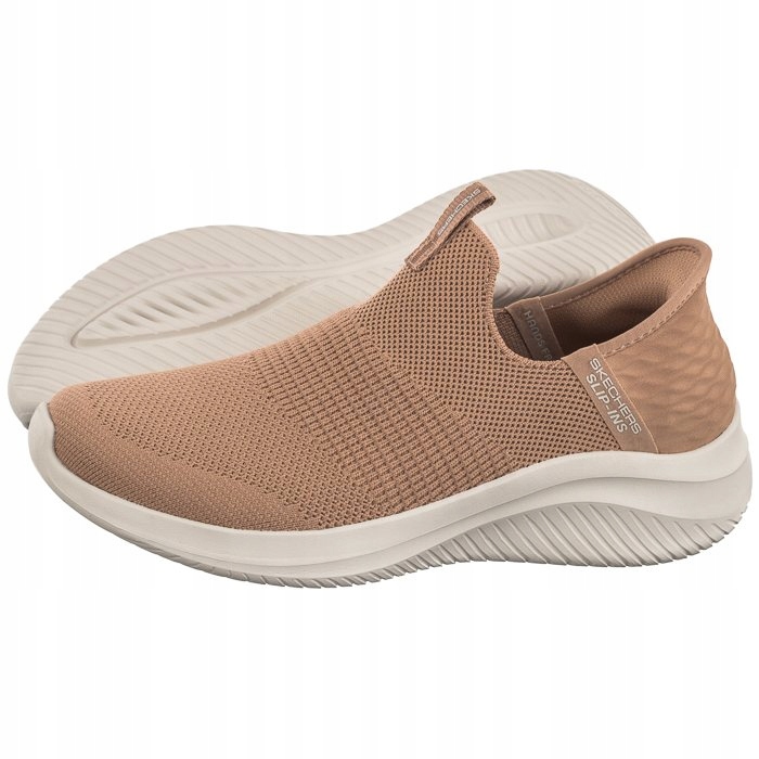 Buty Damskie Obuwie Slipon Skechers Ultra Flex 3.0 Tan 149708 Brązowe