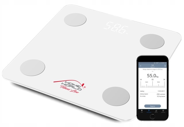 Waga łazienkowa analityczna HW-FIT004+Bluetooth