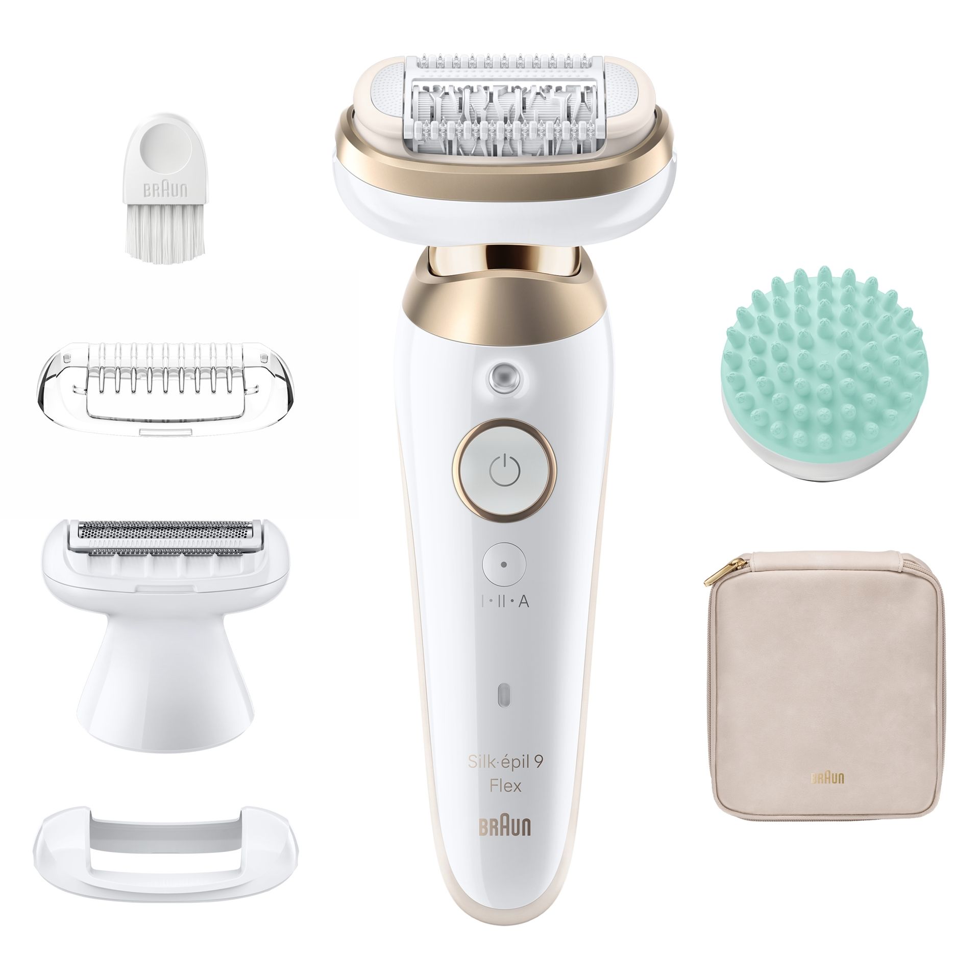 Depilator Braun Silk-epil 9 Flex SES9-071 biało-złoty