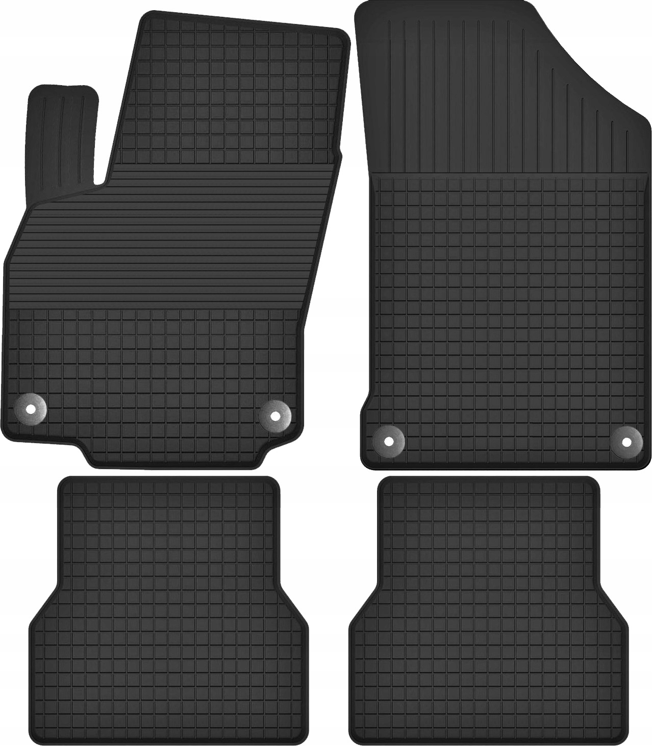 Opel Meriva A (2002-2010) dywaniki gumowe Korytko 2cm Stopery