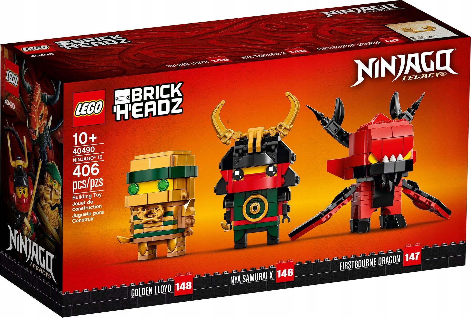 Lego BrickHeadz 40490 Ninjago 10