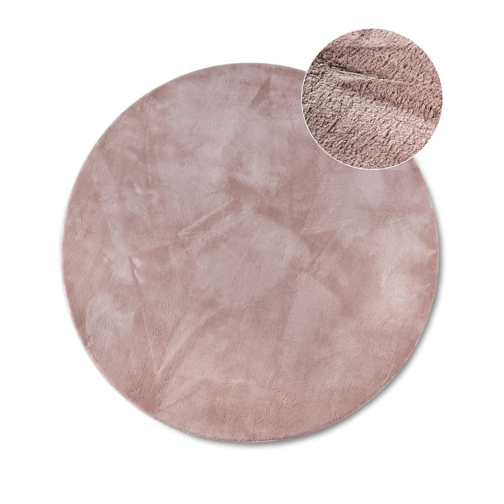 Szaroróżowy okrągły dywan ø 160 cm Leon – Villeroy&Boch