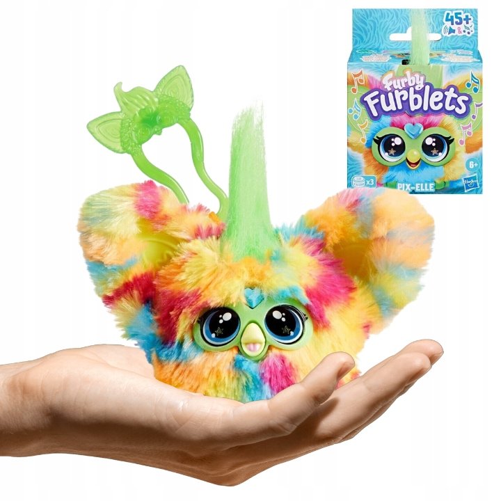 FURBY FURBLETS PIX-ELLE INTERAKTYWNA MASKOTKA PLUSZAK INTERAKTYWNY KOLOROWY