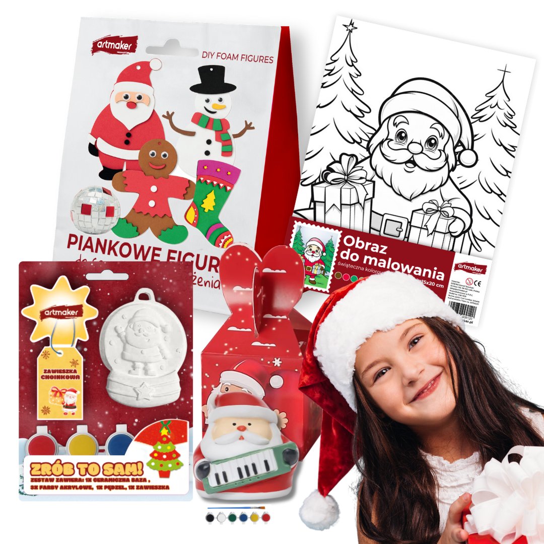 Zestaw Świąteczny Prezent Paczka Na Mikołajki Szkolne Do Szkoły Przedszkola