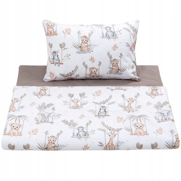 Pościel Do Łóżeczka Komplet 135x100 Cm Dziecięca Bawełna Jukki