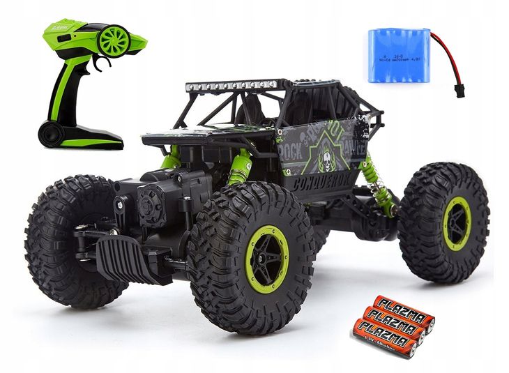 Samochód Zdalnie Sterowany Rc Rock Crawler 4x4 Dwa Silniki Terenowy