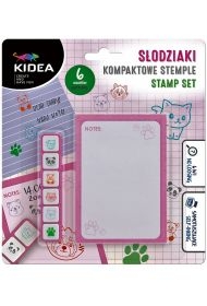 Stemple kompakt Słodziaki 6el  notes 75x105 Kidea DERFORM KSSAS6KKA