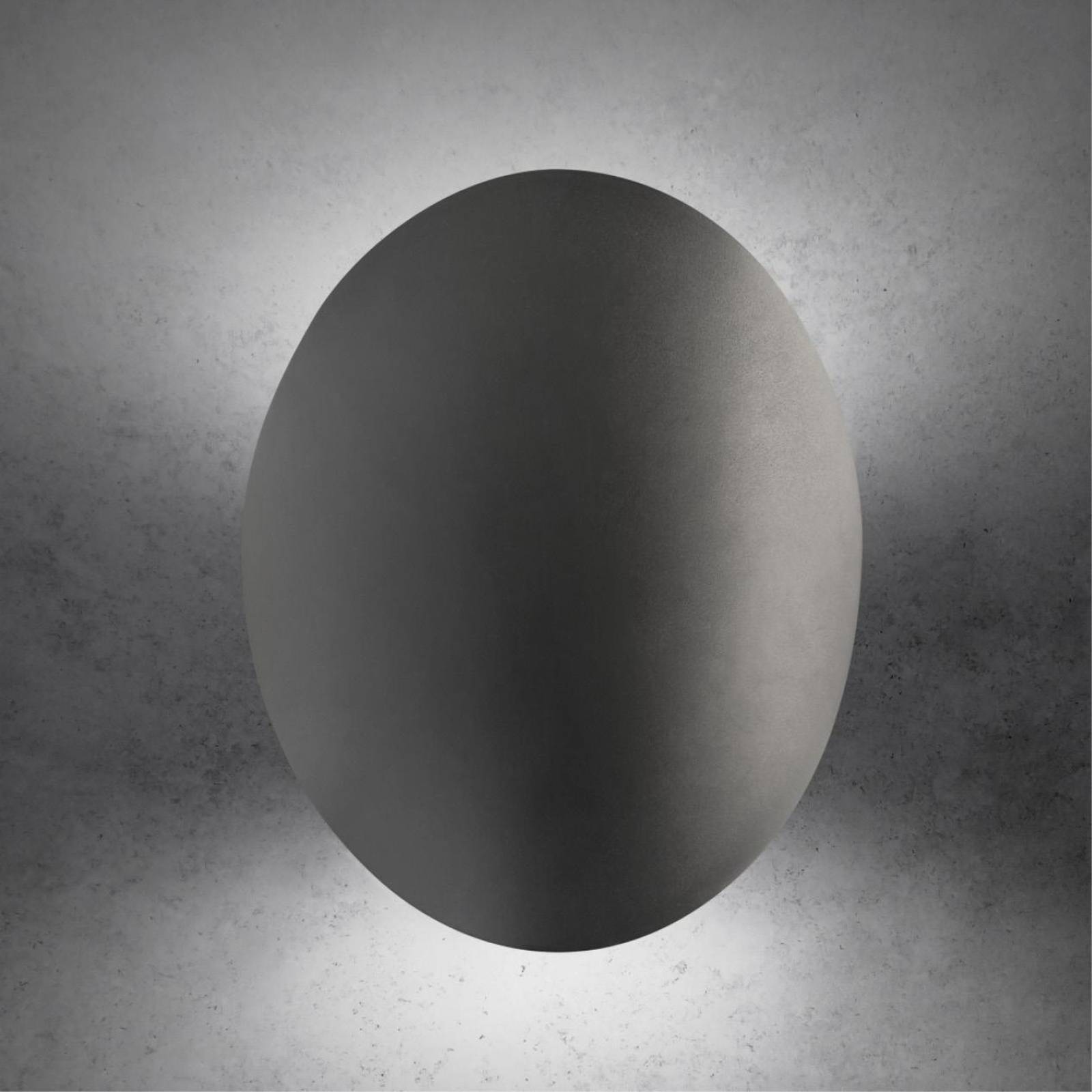 Linea Light Kinkiet zewnętrzny LED Alba, szary, aluminium, IP65, 3000 K
