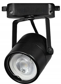 Reflektor szynowy z gniazdem GU10, 60 mm, czarny