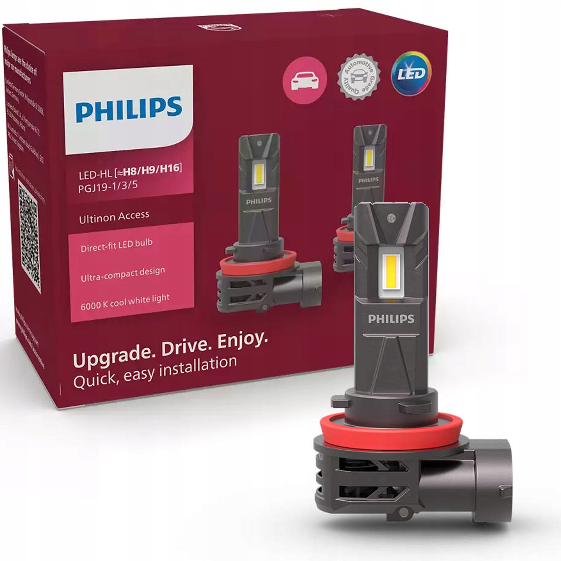 Zarowka 12V Led Fog 11366 12V U2500 Ultinon Access 2SZT Kpl Philips