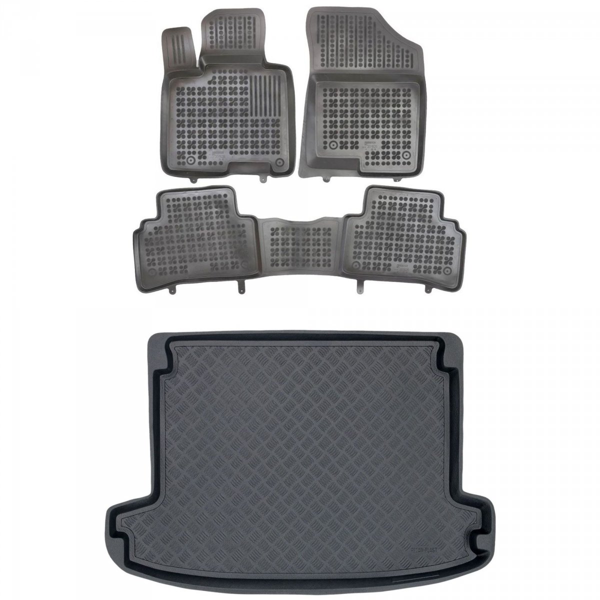 Zestaw dywaniki i mata Hyundai Tucson IV od 2020 górna podłoga bagażnika ni