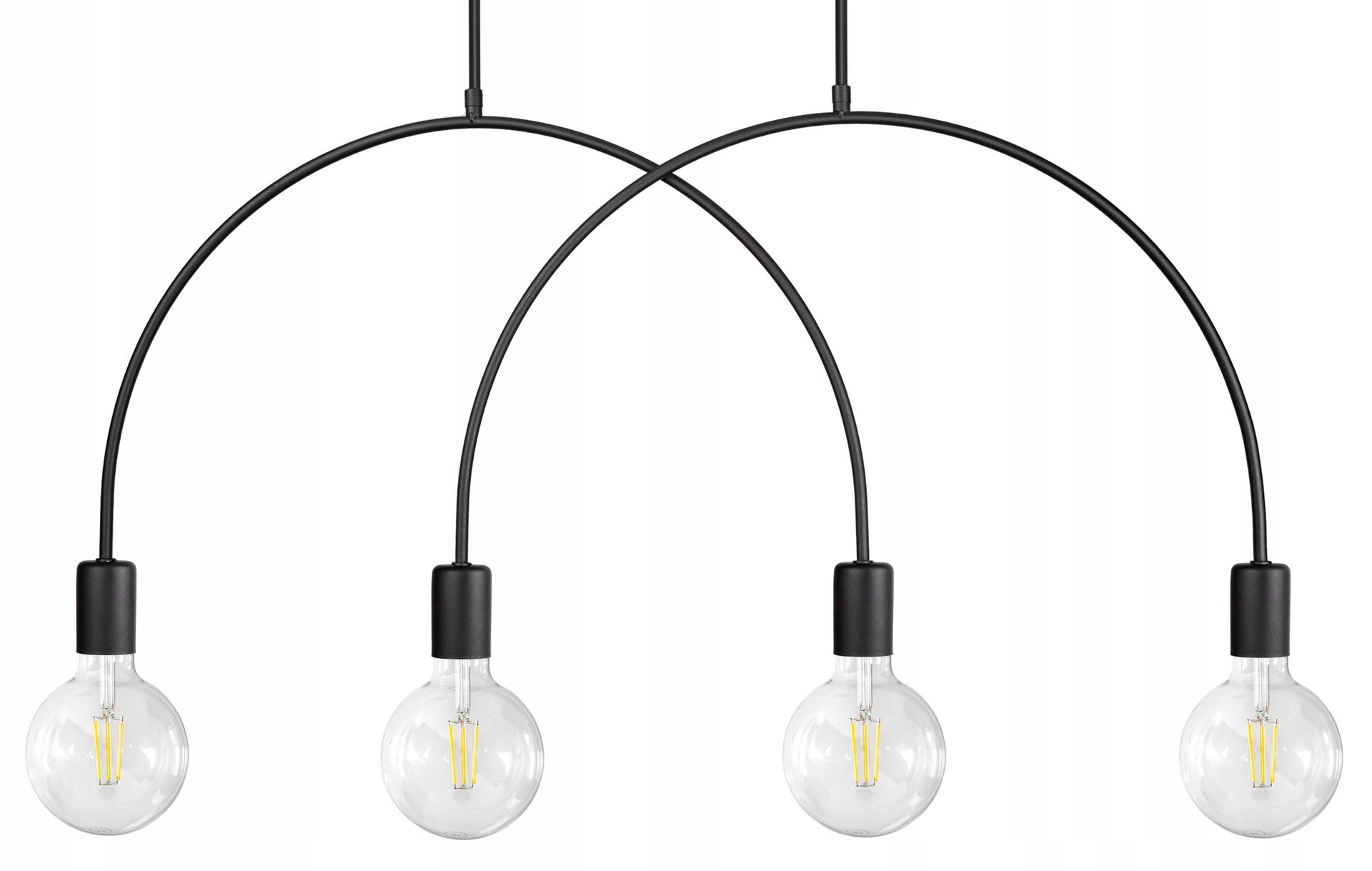 Nowoczesna Lampa Sufitowa Żyrandol Loft Edison Led