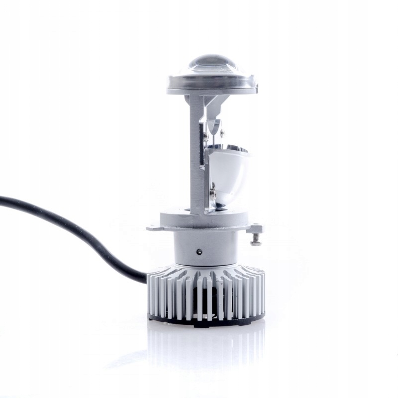 Mocna Żarówka H4 Bi-LED z soczewką Projektor do lampy Motocykla 35W/45W