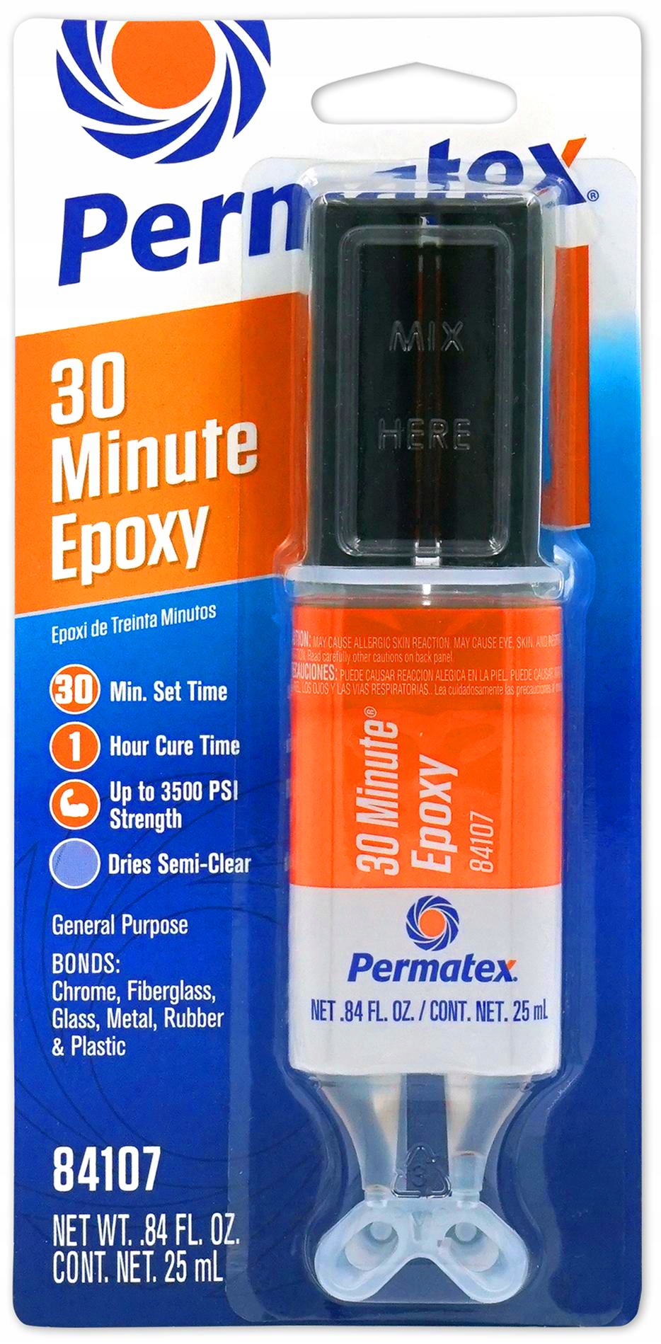 Permatex Klej Epoksydowy Przeźroczysty Mocny